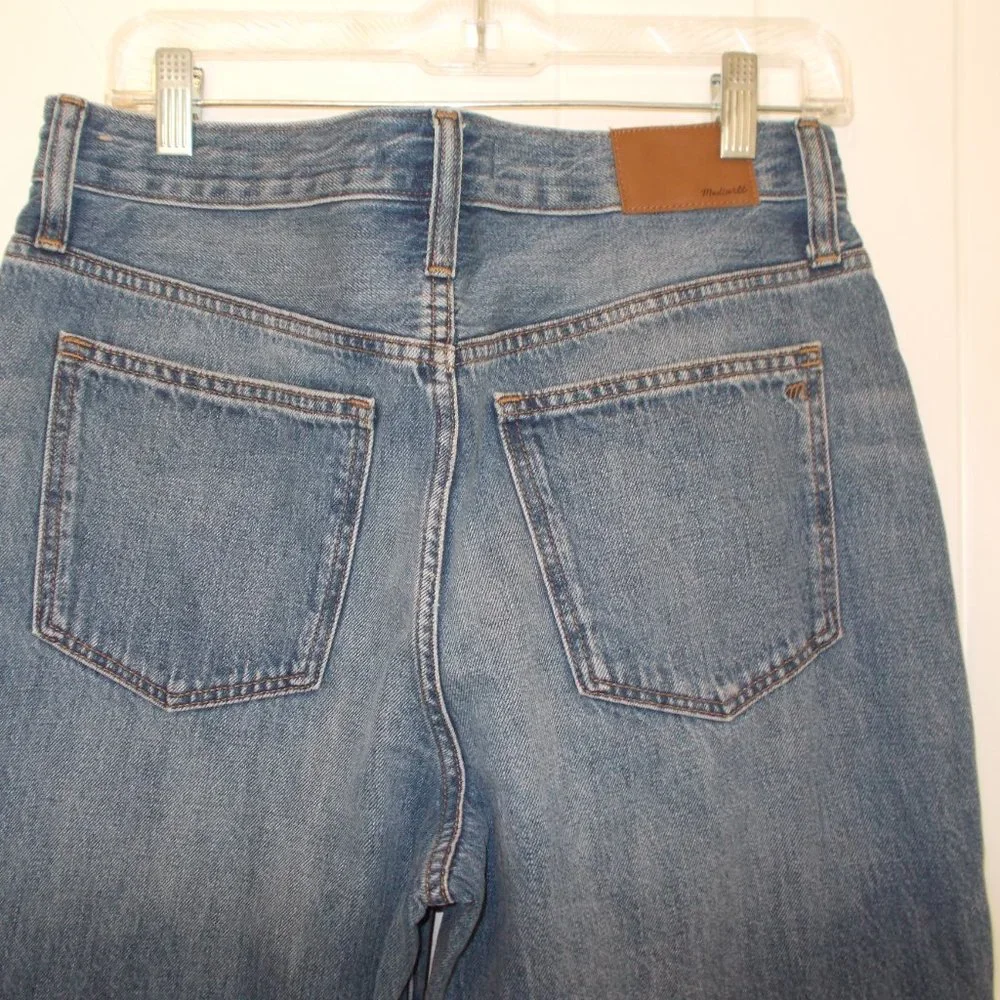 Madewell Relaxed Denim Jeans High Rise‎ Medium Wash Women's Size 27 100% Cotton